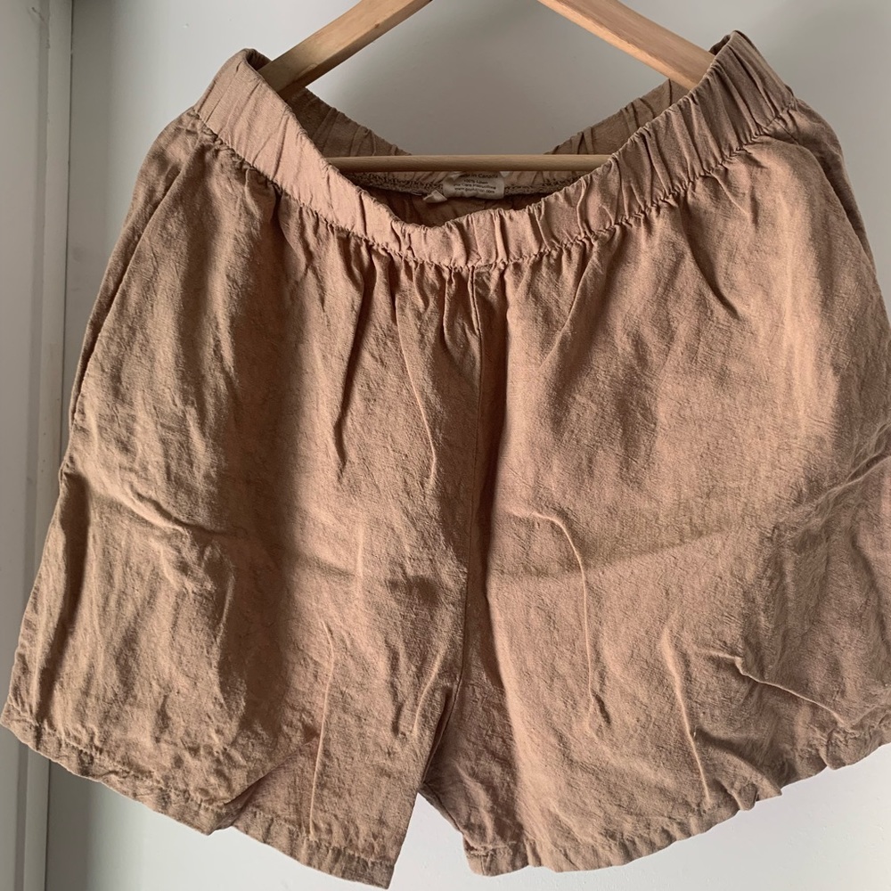 Peplumco 100% Linen Shorts